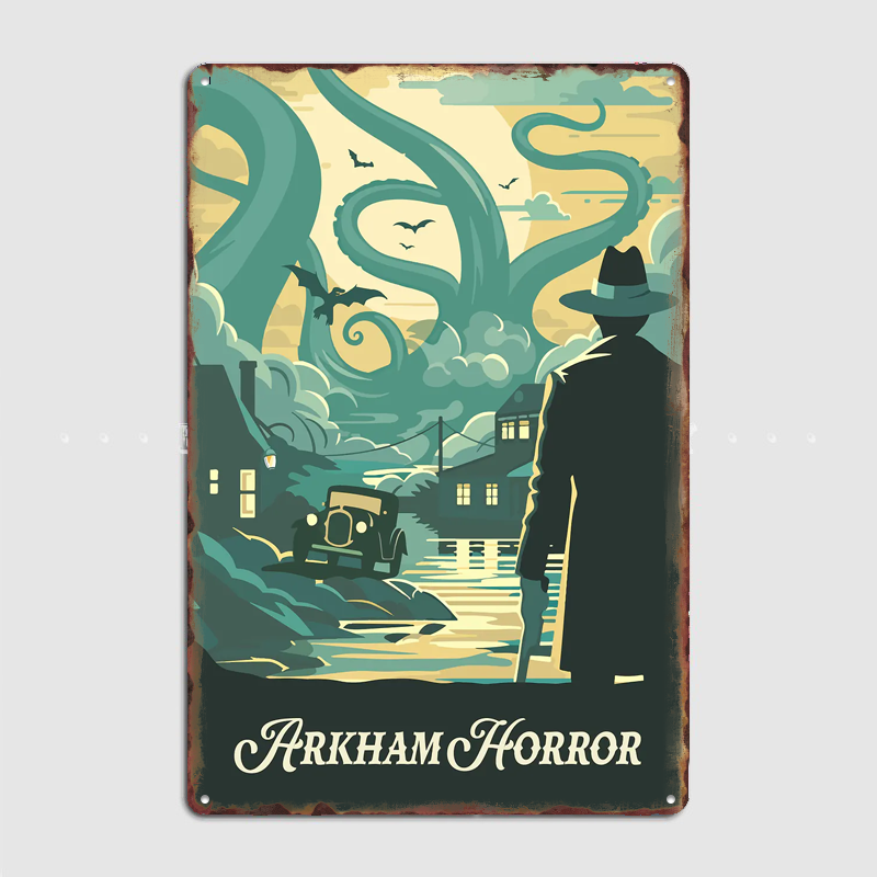 Arkham Horror Board Game Inspi - Board Game Horror recension och pris