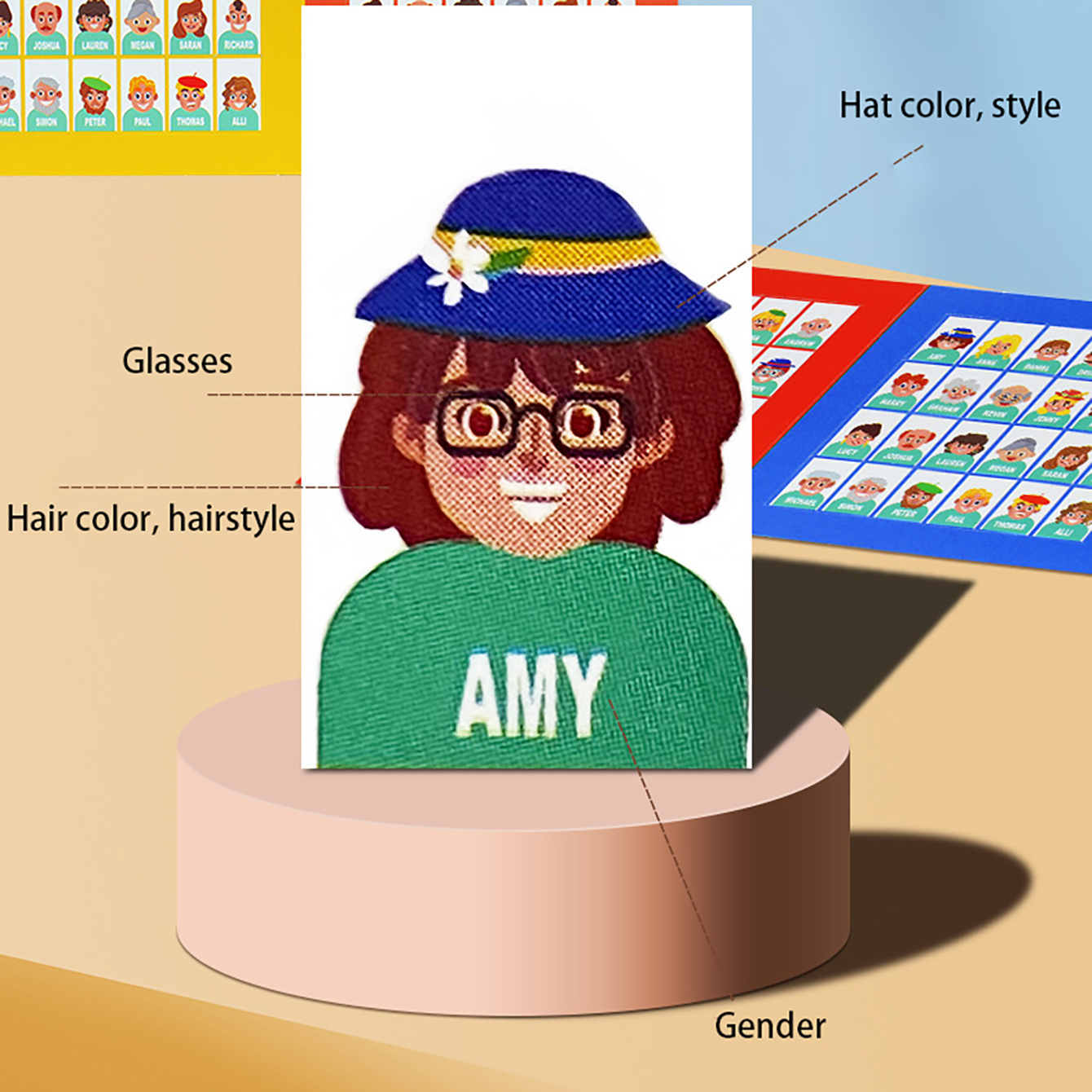 Family Guessing Board Game Who - Board Game Pdf recension och pris