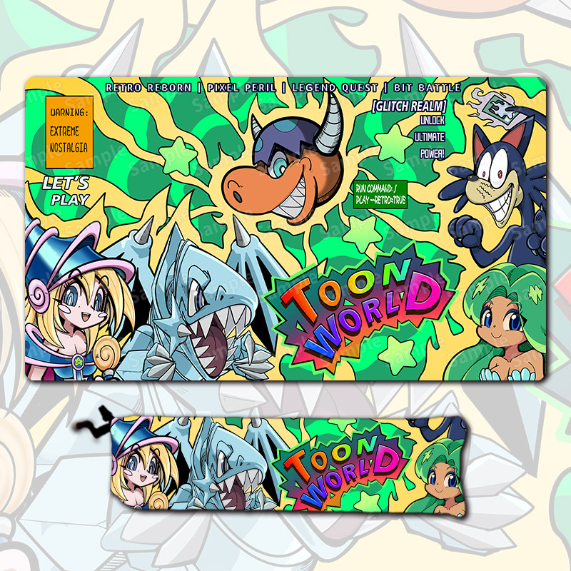 Yu-Gi-Oh! 600x350mm Toon Dark  - Board Game Gi recension och pris