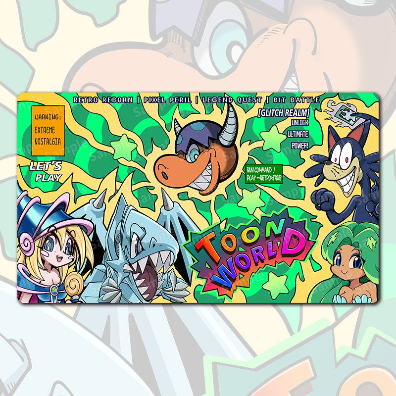 Yu-Gi-Oh! 600x350mm Toon Dark  - Board Game Gi recension och pris