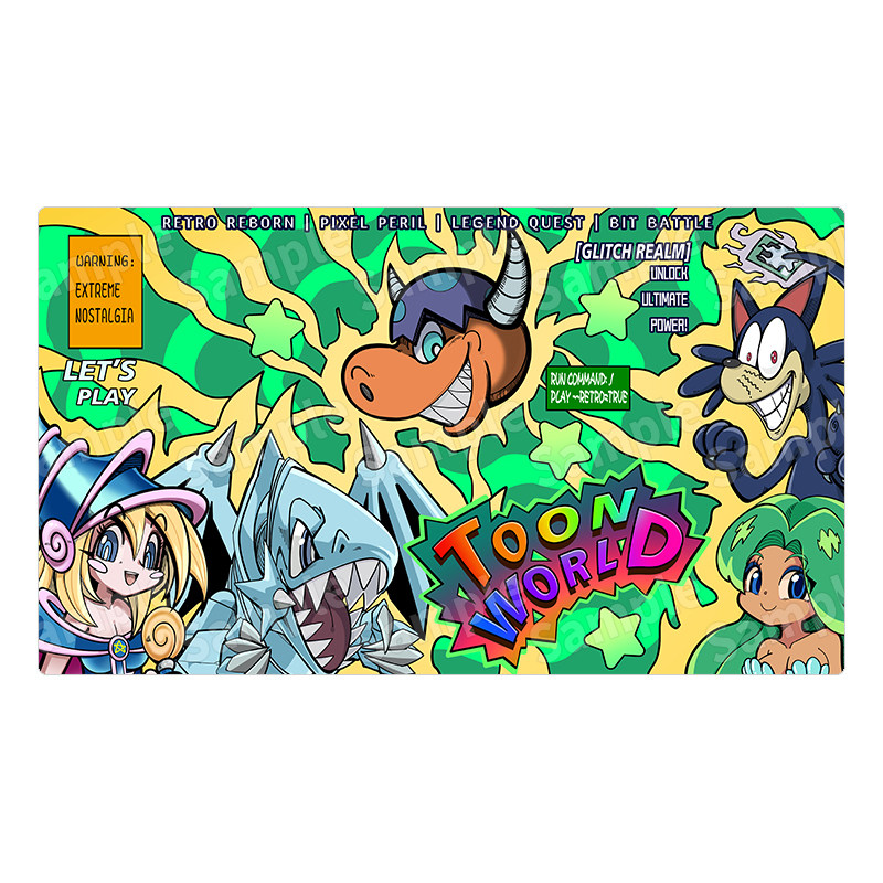 Yu-Gi-Oh! 600x350mm Toon Dark  - Board Game Gi recension och pris