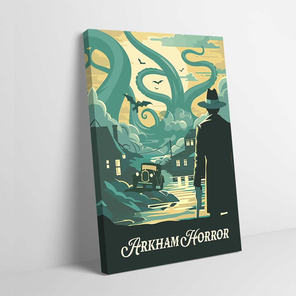 Arkham Horror Board Game Inspi - Board Game Horror recension och pris