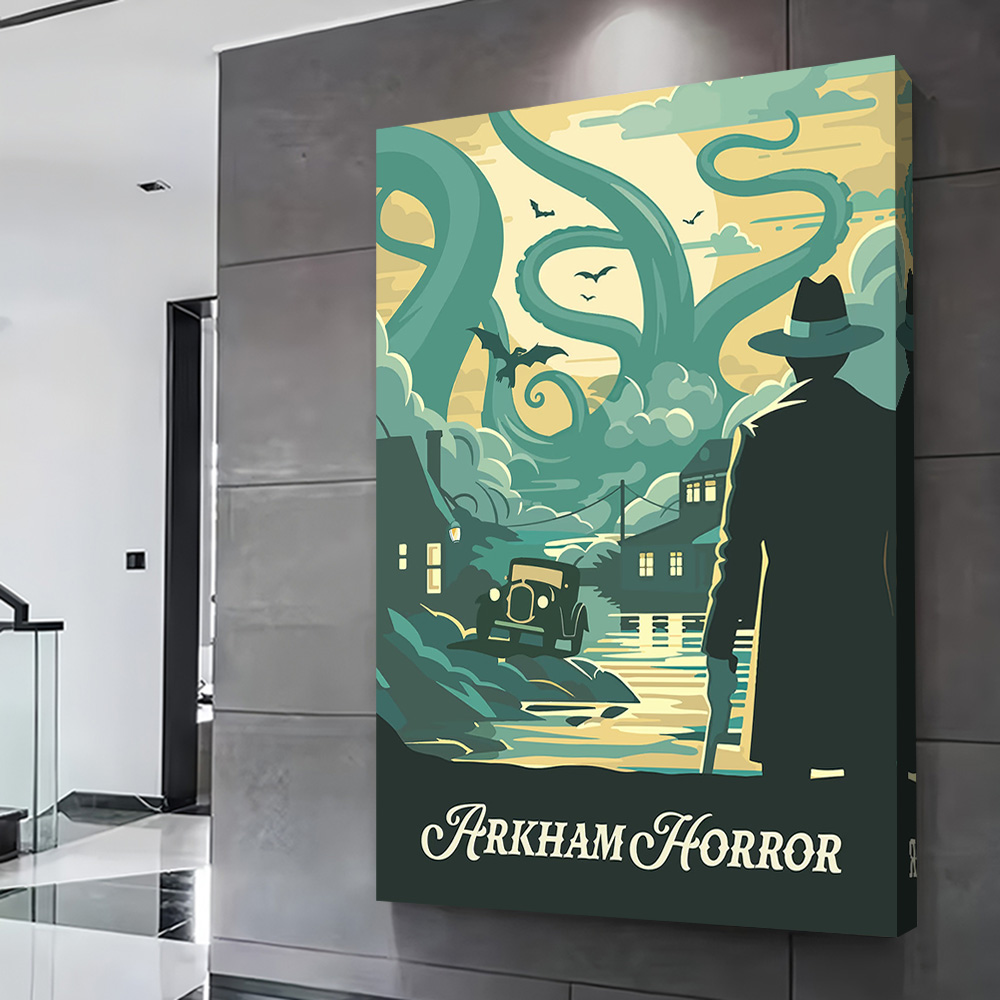 Arkham Horror Board Game Inspi - Board Game Horror recension och pris