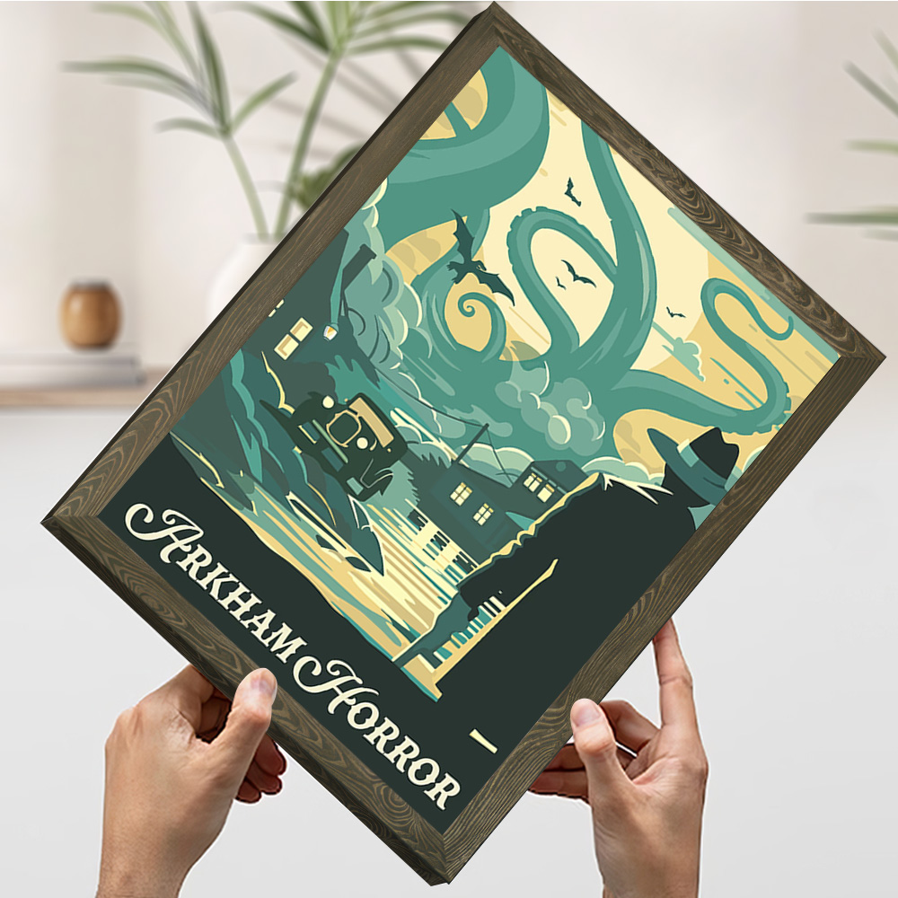 Arkham Horror Board Game Inspi - Board Game Horror recension och pris