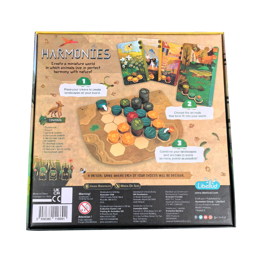 Harmonies - Board Games - Crea - Board Game Horror recension och pris