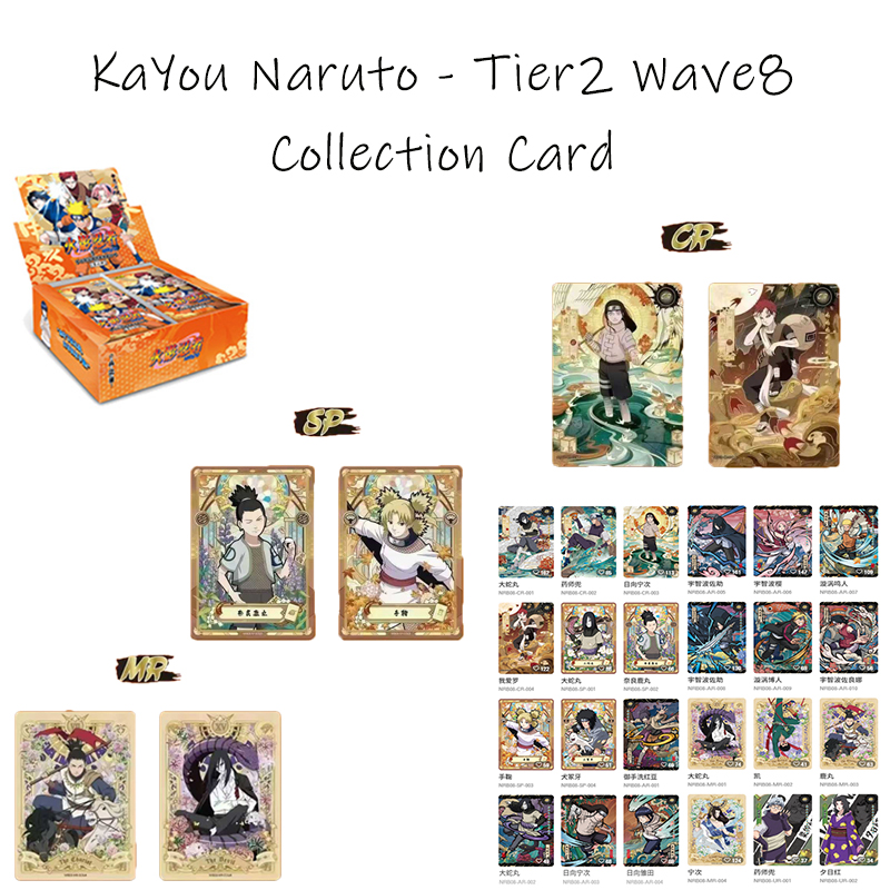 KAYOU Collection Cards Naruto  - Board Game Naruto recension och pris