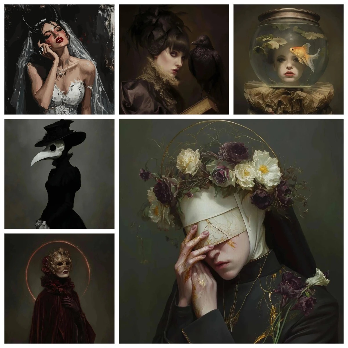 Handmade Oil Painting by Numbe - Board Game Horror recension och pris